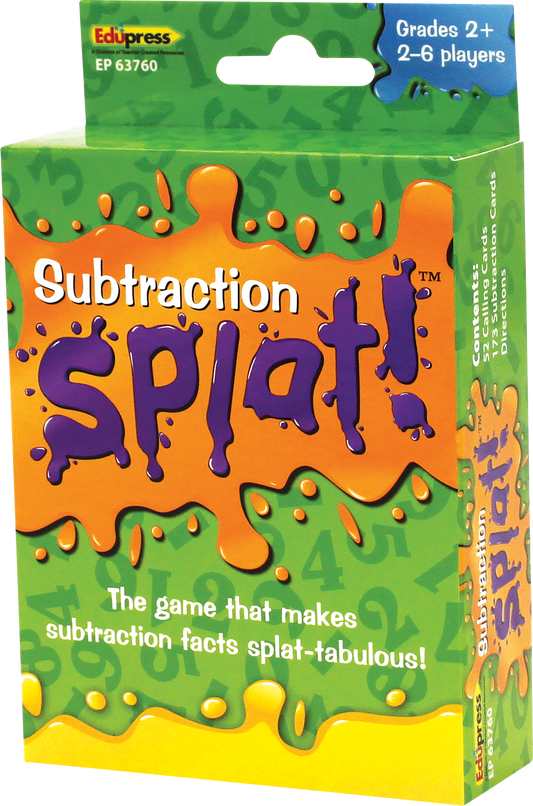 Splat™ Game: Subtraction