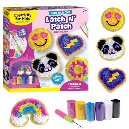 Creativity for Kids Make Your Own Latch N' Patch Fuzzy Stickers