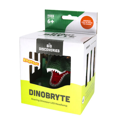 DinoBryte Roaring Dinosaur LED Headlamp