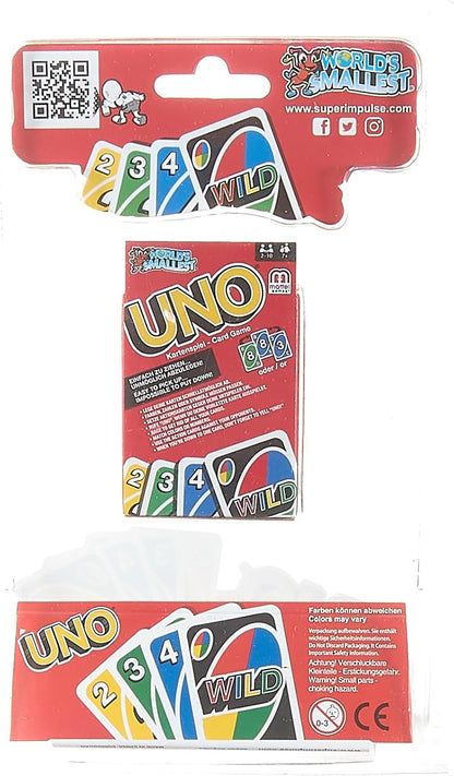 World's Smallest Uno Card Game