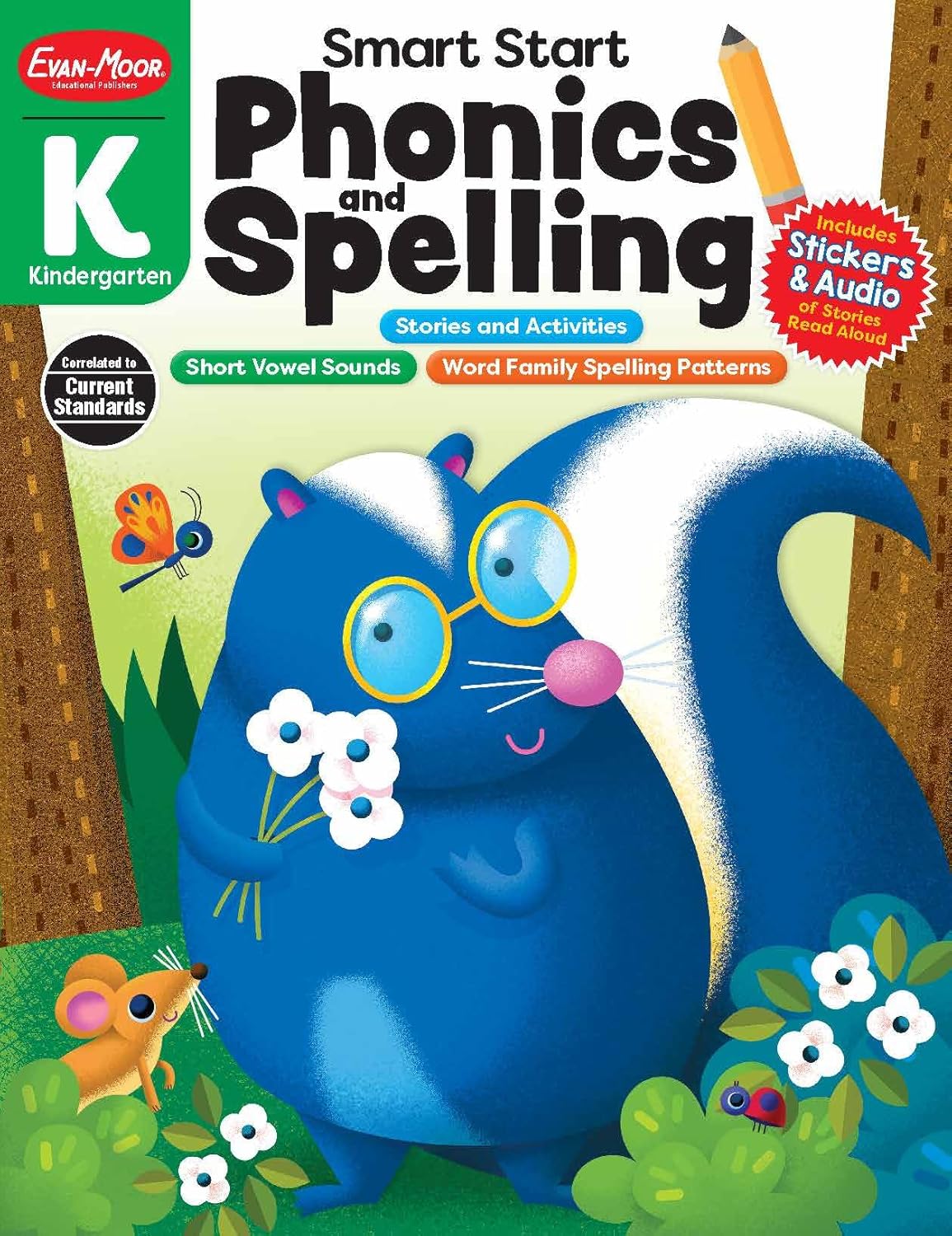 Smart Start: Phonics and Spelling Activity Book, Grade K