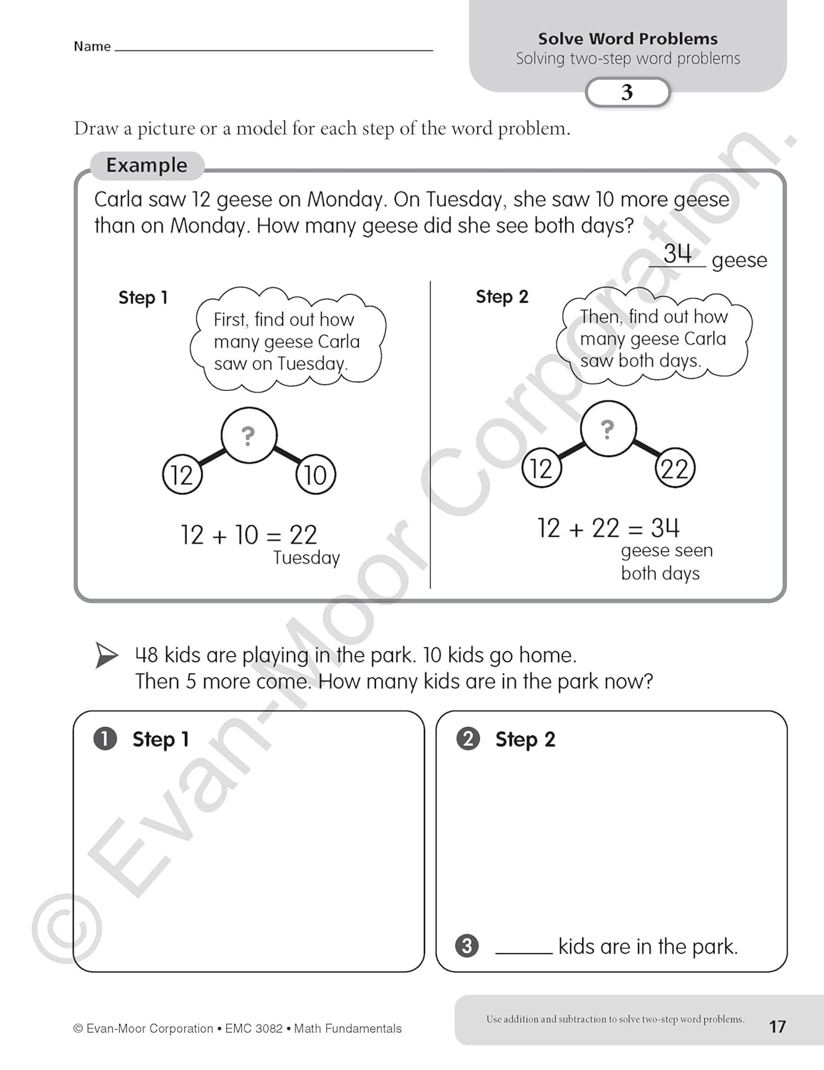 Math Fundamentals, Grade 2 - Teacher Reproducibles, Print