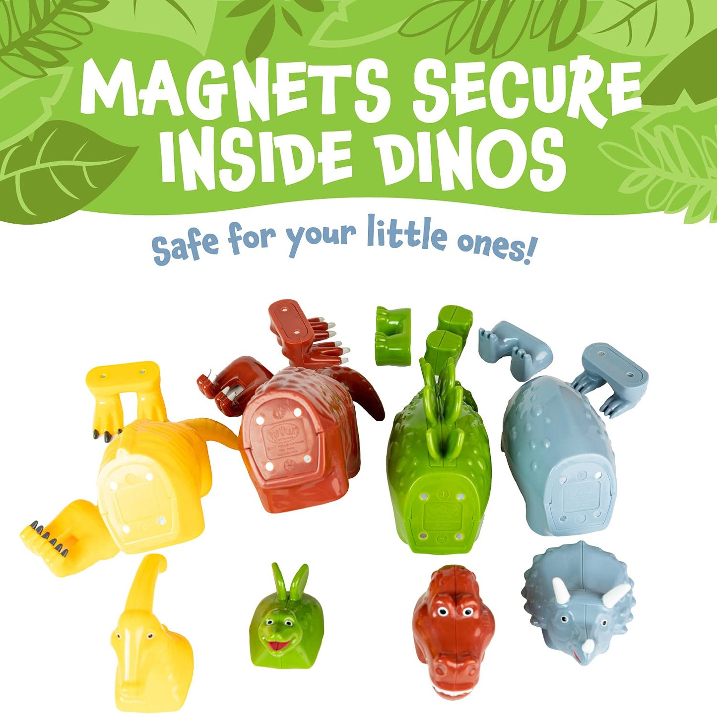 Mix and Match Magnetic Dinosaurs