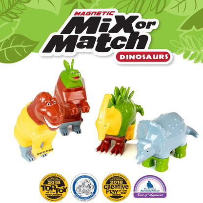 Mix and Match Magnetic Dinosaurs