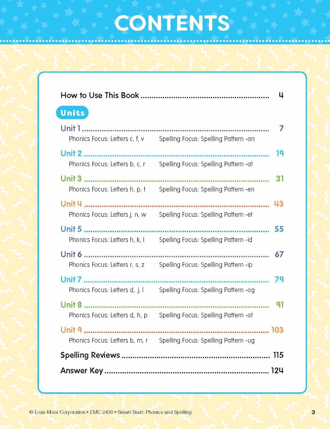 Smart Start: Phonics and Spelling Activity Book, Grade PreK