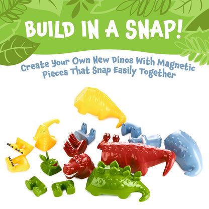 Mix and Match Magnetic Dinosaurs