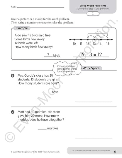 Math Fundamentals, Grade 2 - Teacher Reproducibles, Print