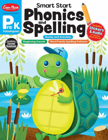 Smart Start: Phonics and Spelling Activity Book, Grade PreK