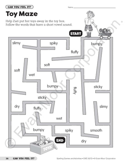 Evan-Moor Spelling Games and Activities, Grade 2