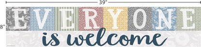 Classroom Cottage Everyone is Welcome Banner