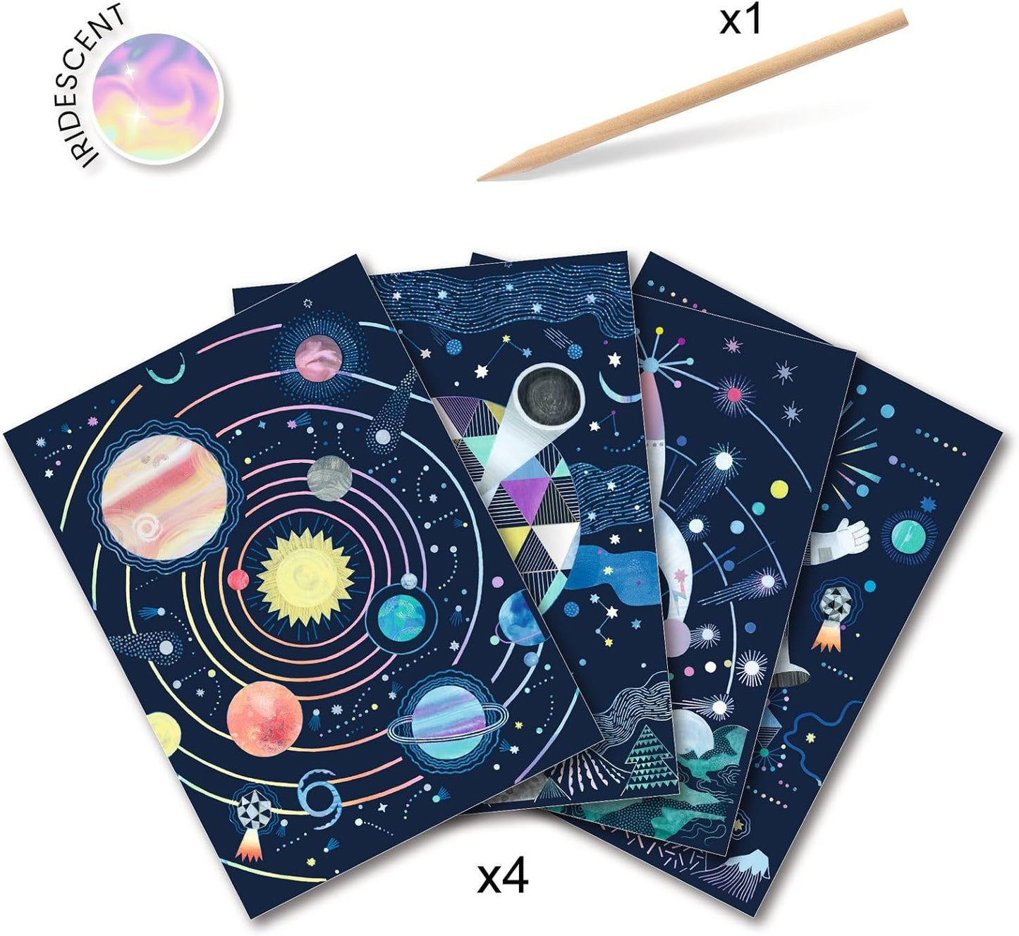 Djeco Cosmic Mission Scratch Cards