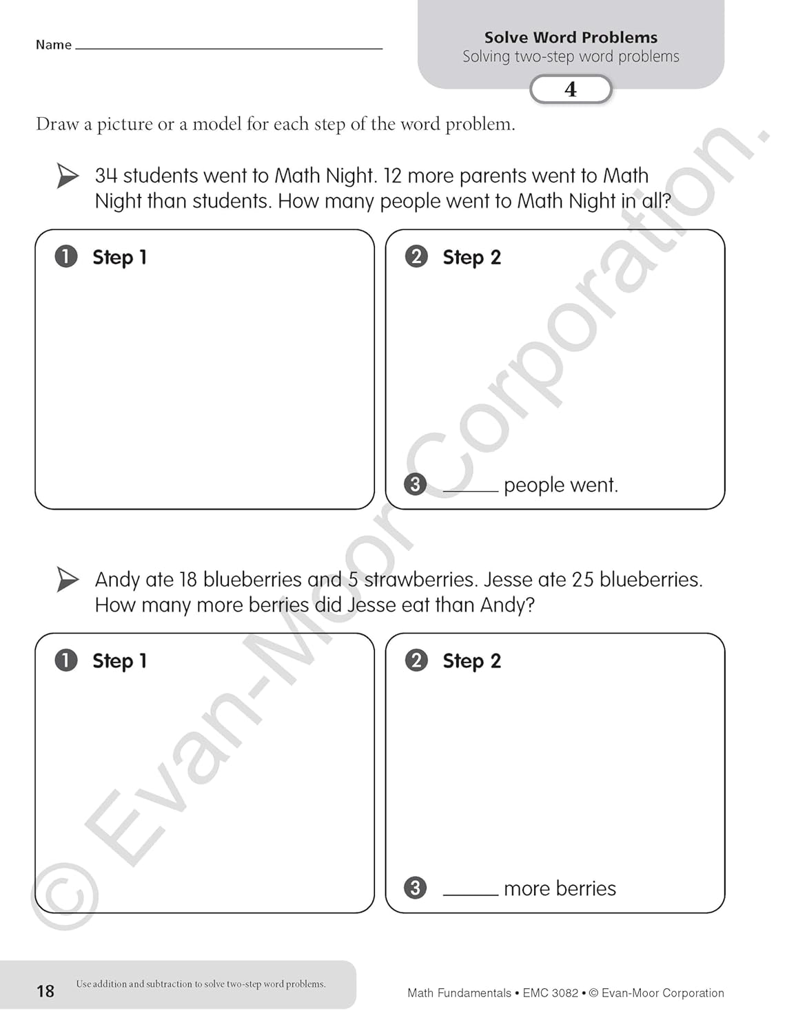 Math Fundamentals, Grade 2 - Teacher Reproducibles, Print