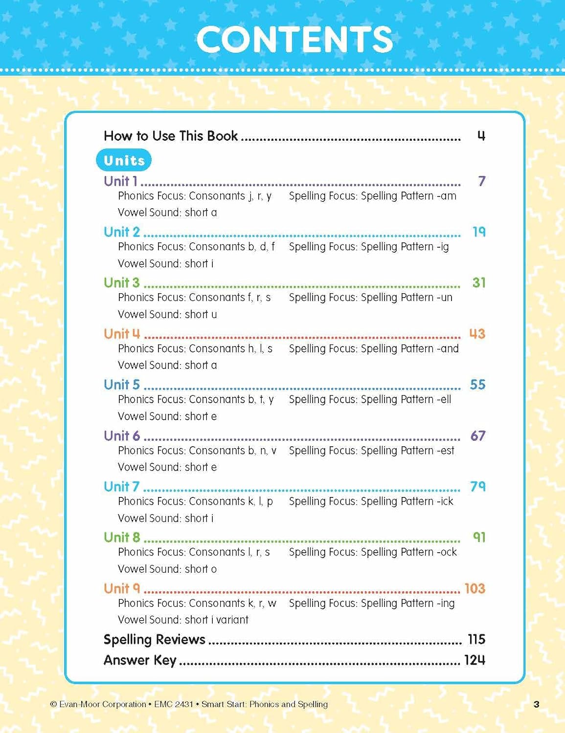 Smart Start: Phonics and Spelling Activity Book, Grade K