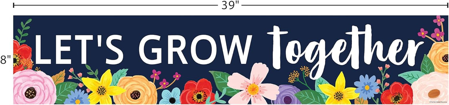 Wildflowers Let’s Grow Together Banner