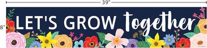 Wildflowers Let’s Grow Together Banner