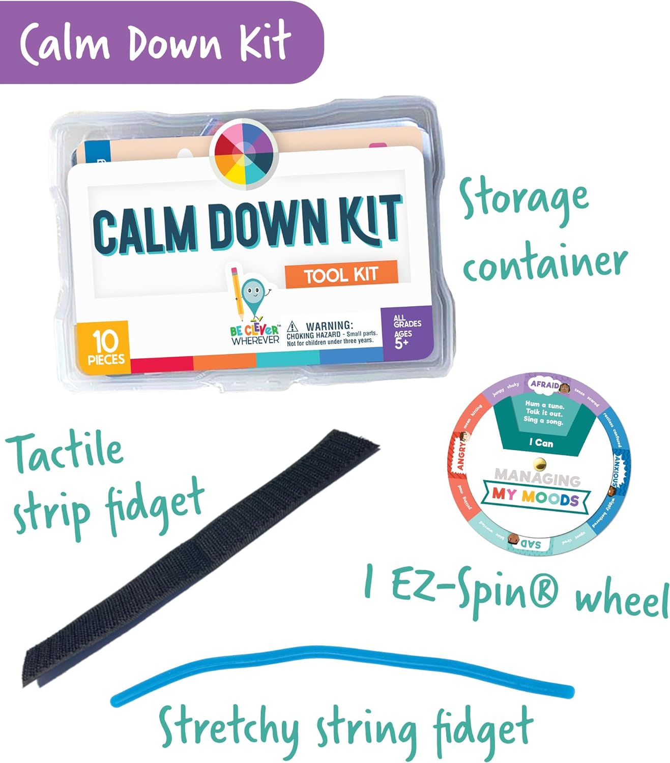 Calm Down Kit Manipulative Grade K-5