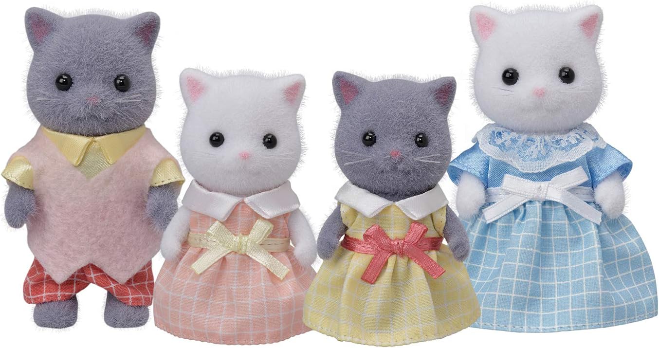 Calico Critters Persian Cat Family