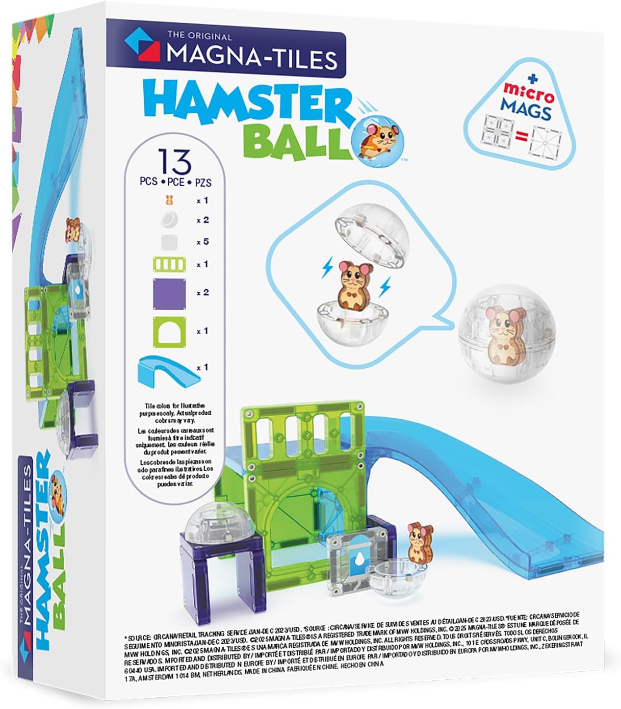 Magna-Tiles Hamster Ball™ 13 Piece Set