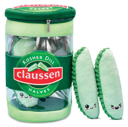Claussen Kosher Dill Pickles Packaging Plush
