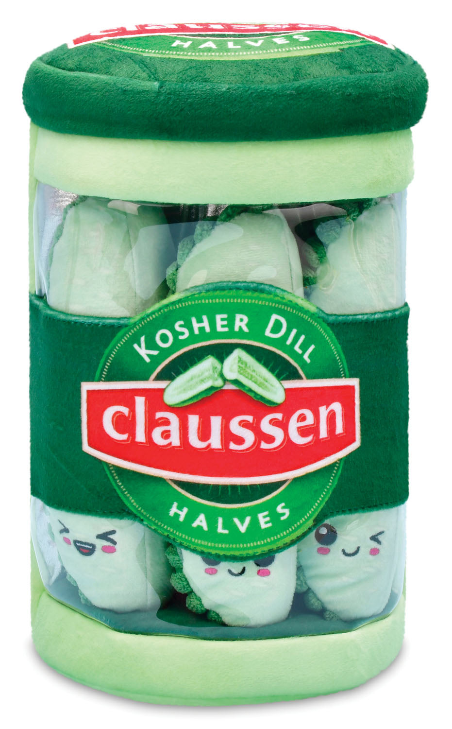 Claussen Kosher Dill Pickles Packaging Plush