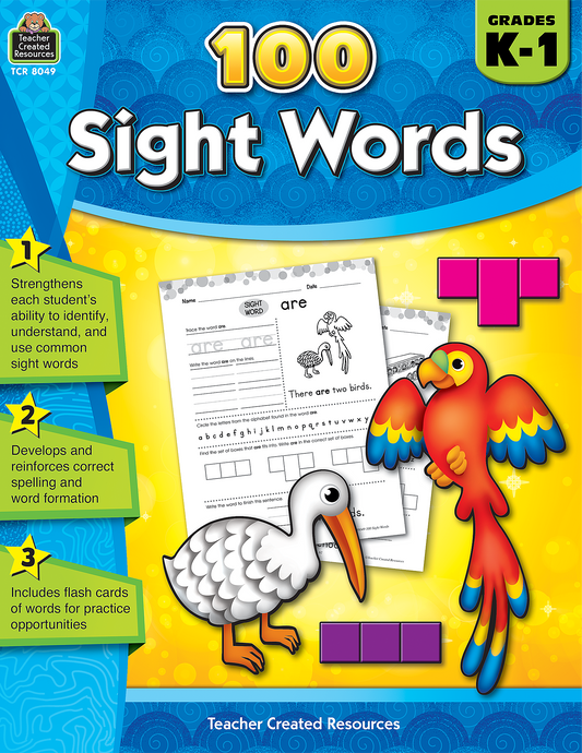 100 Sight Words (Gr. K–1)