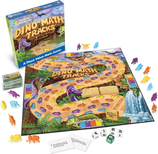 Dino Math Tracks Game