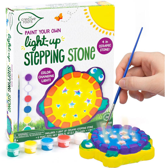 Paint Your Own Light-up Stepping Stone