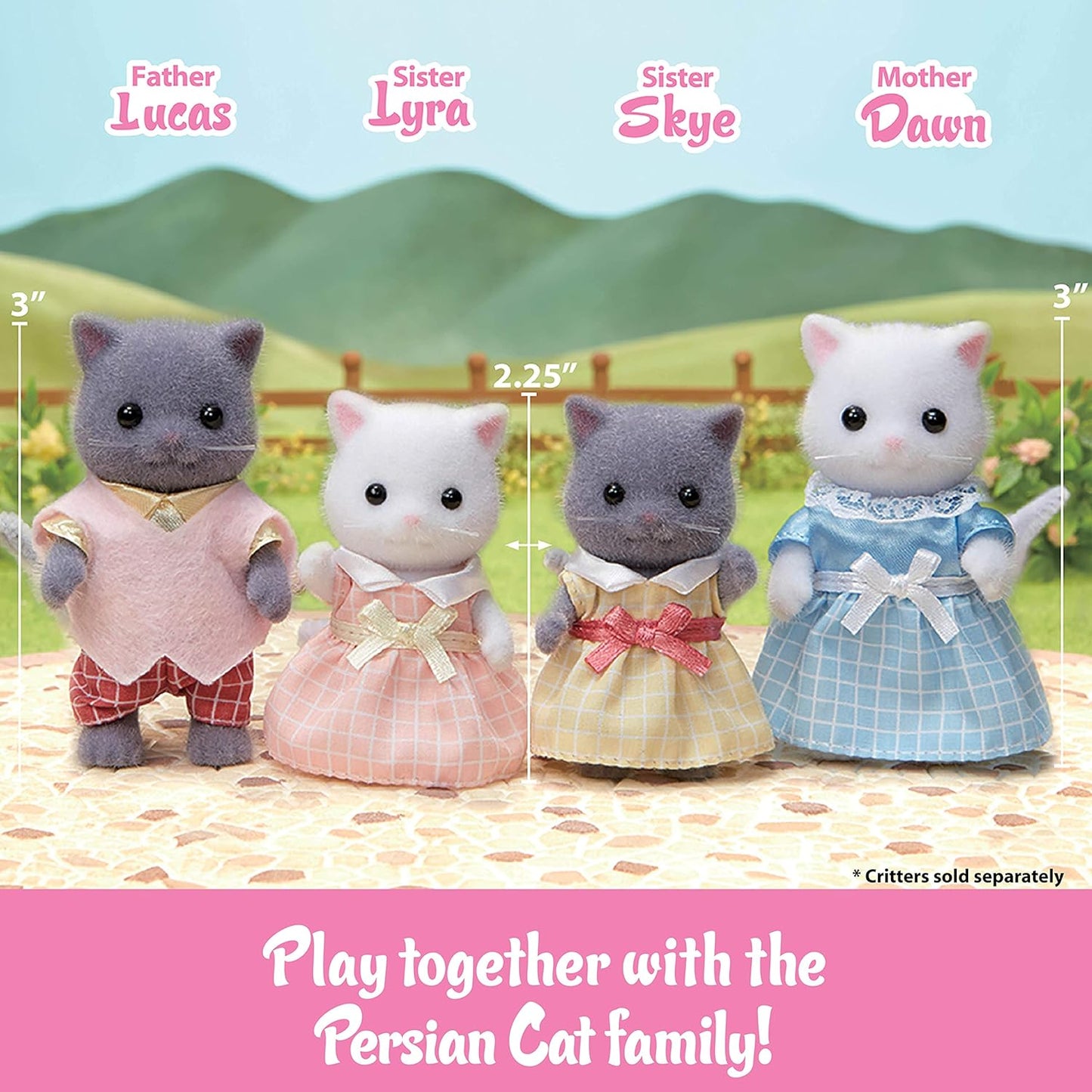 Calico Critters Persian Cat Twins