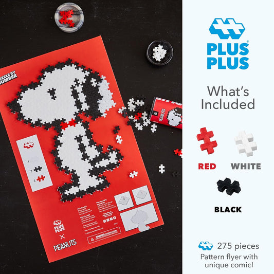 Peanuts Puzzle By Number 275 pc Tubes Disp 20 Pc