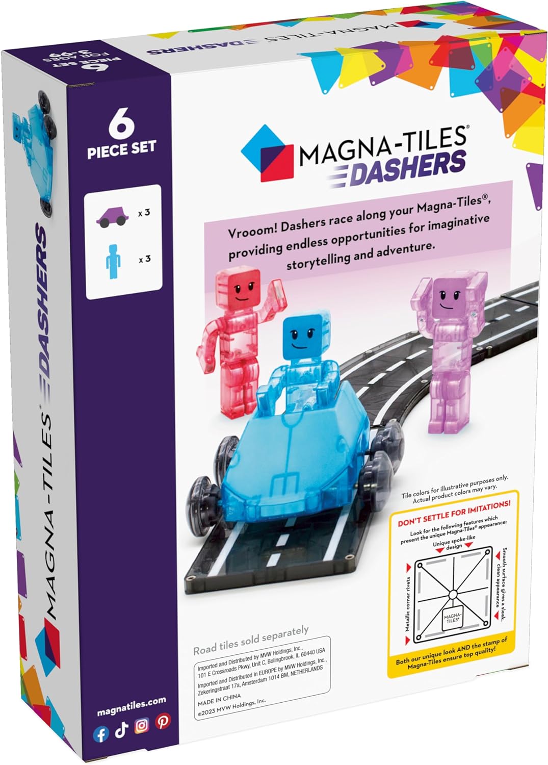 Magna-Tiles Dashers 6 Piece Set