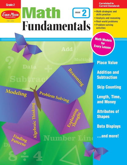 Math Fundamentals, Grade 2 - Teacher Reproducibles, Print