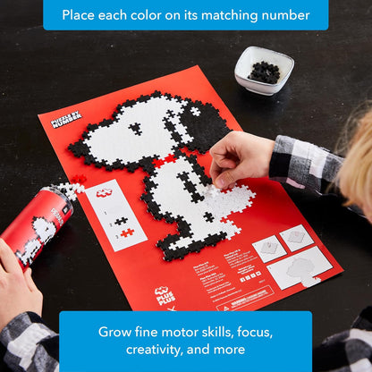 Peanuts Puzzle By Number 275 pc Tubes Disp 20 Pc