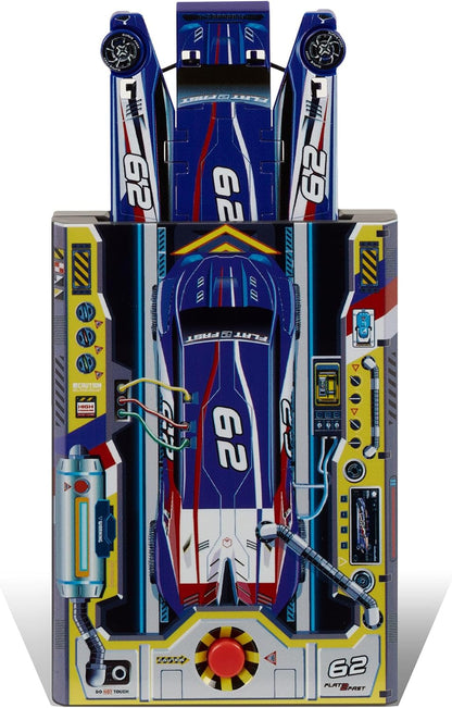 Flat 2 Fast Stunt Card Racers (assorted colors)