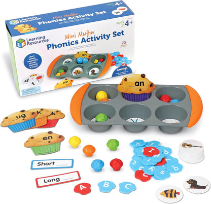 Mini Muffin Phonics Activity Set