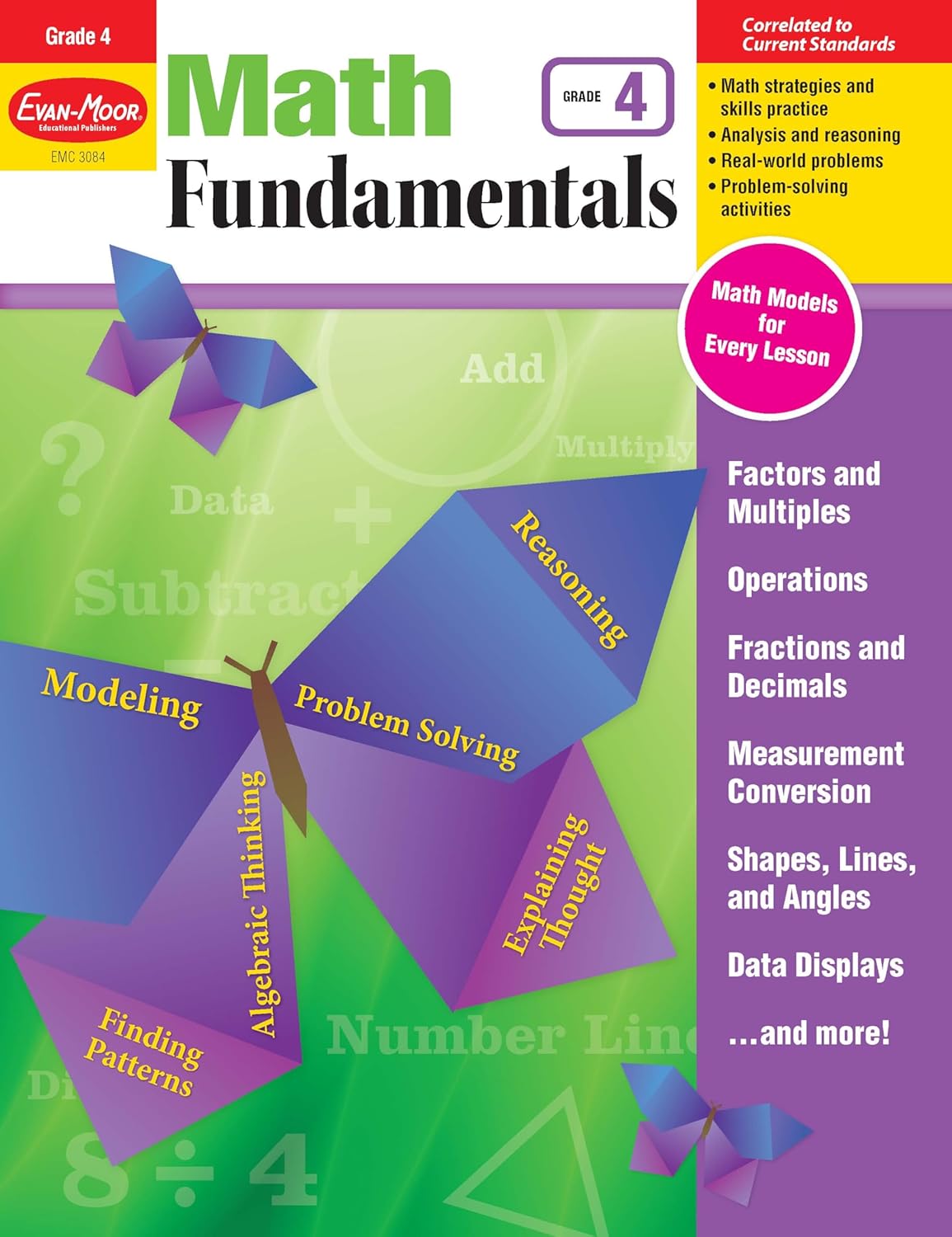 Math Fundamentals, Grade 4 - Teacher Reproducibles, Print