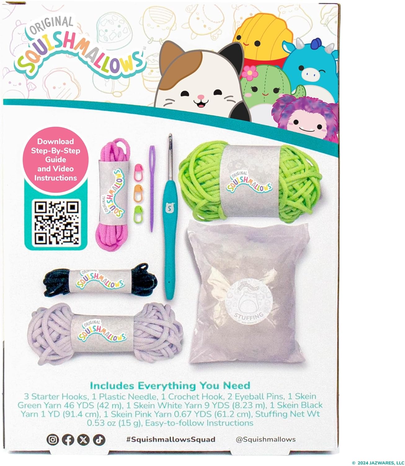 Squishmallows Crochet Kit- Wendy