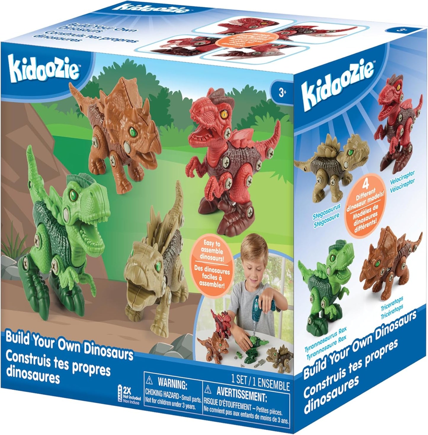 Epoch Kidoozie G02779 Build Your Own Dinosaurs