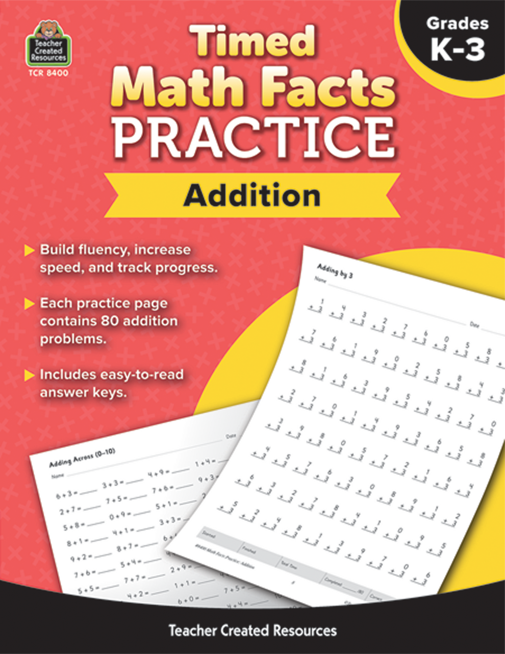 Timed Math Facts Worksheet Timed Math Facts Practice: Addition – School Crossing & Toy Station
