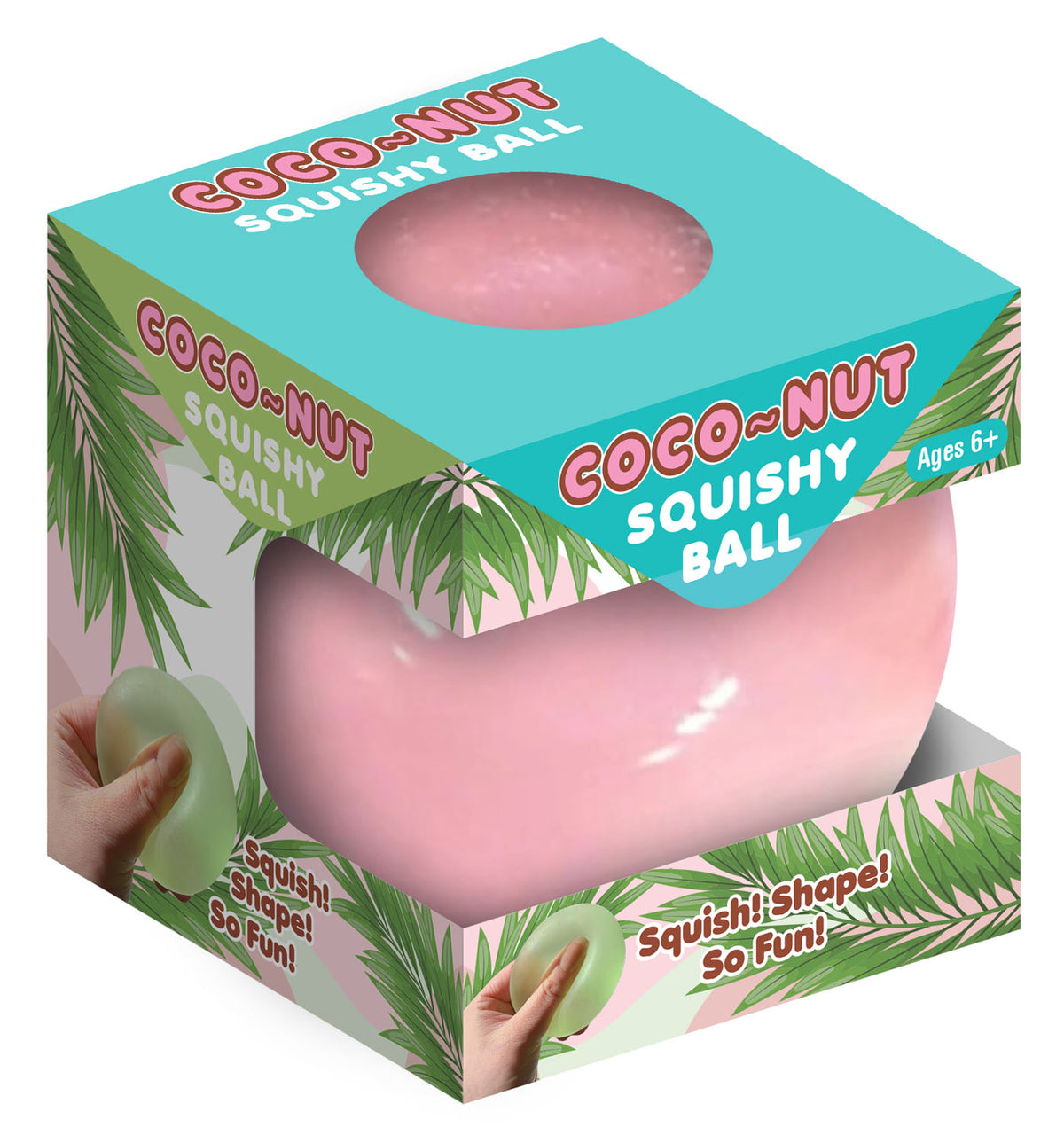 Coco~nut Squishy Ball (Assorted colors)