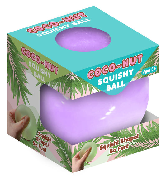 Coco~nut Squishy Ball (Assorted colors)