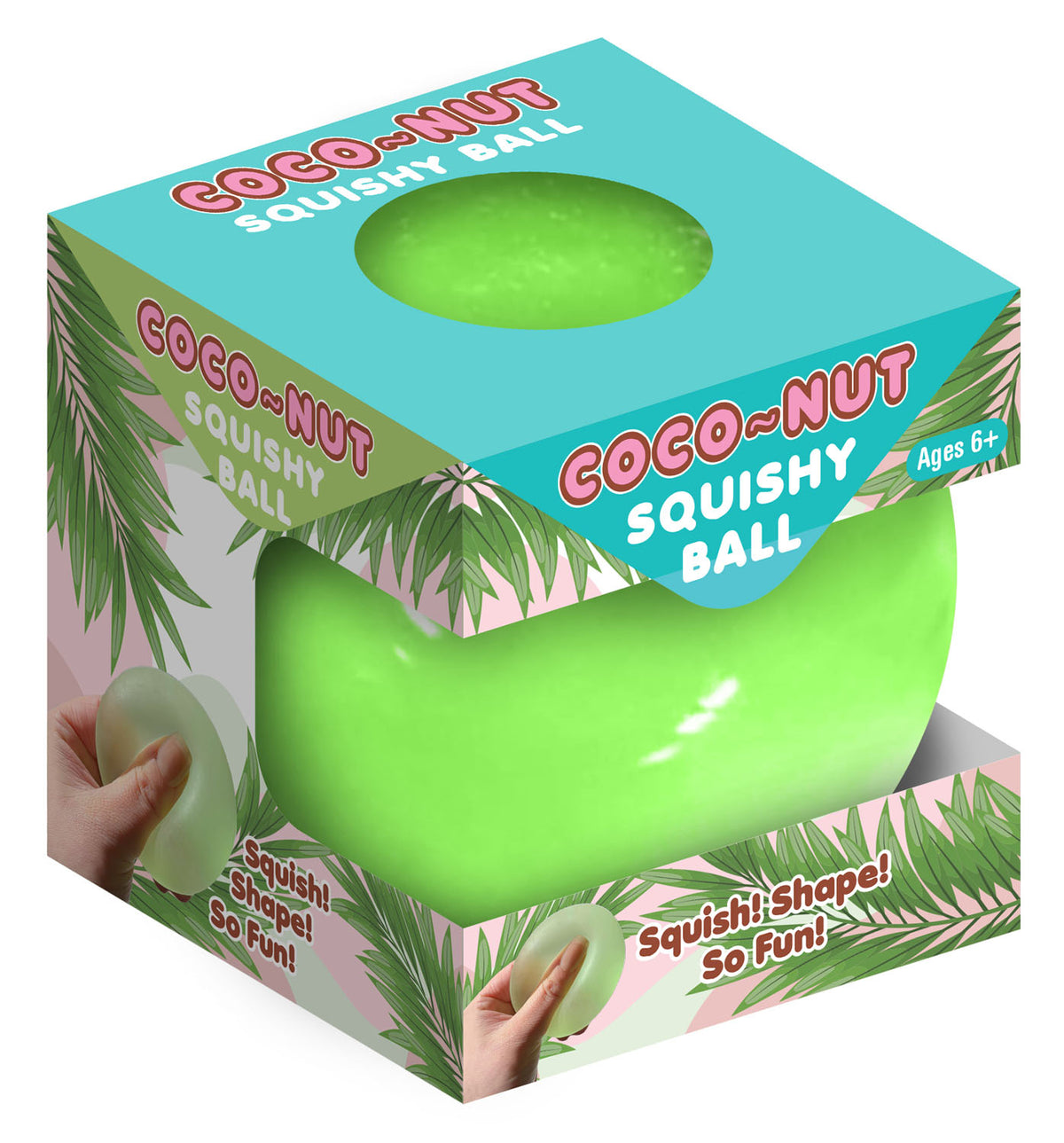 Coco~nut Squishy Ball (Assorted colors)