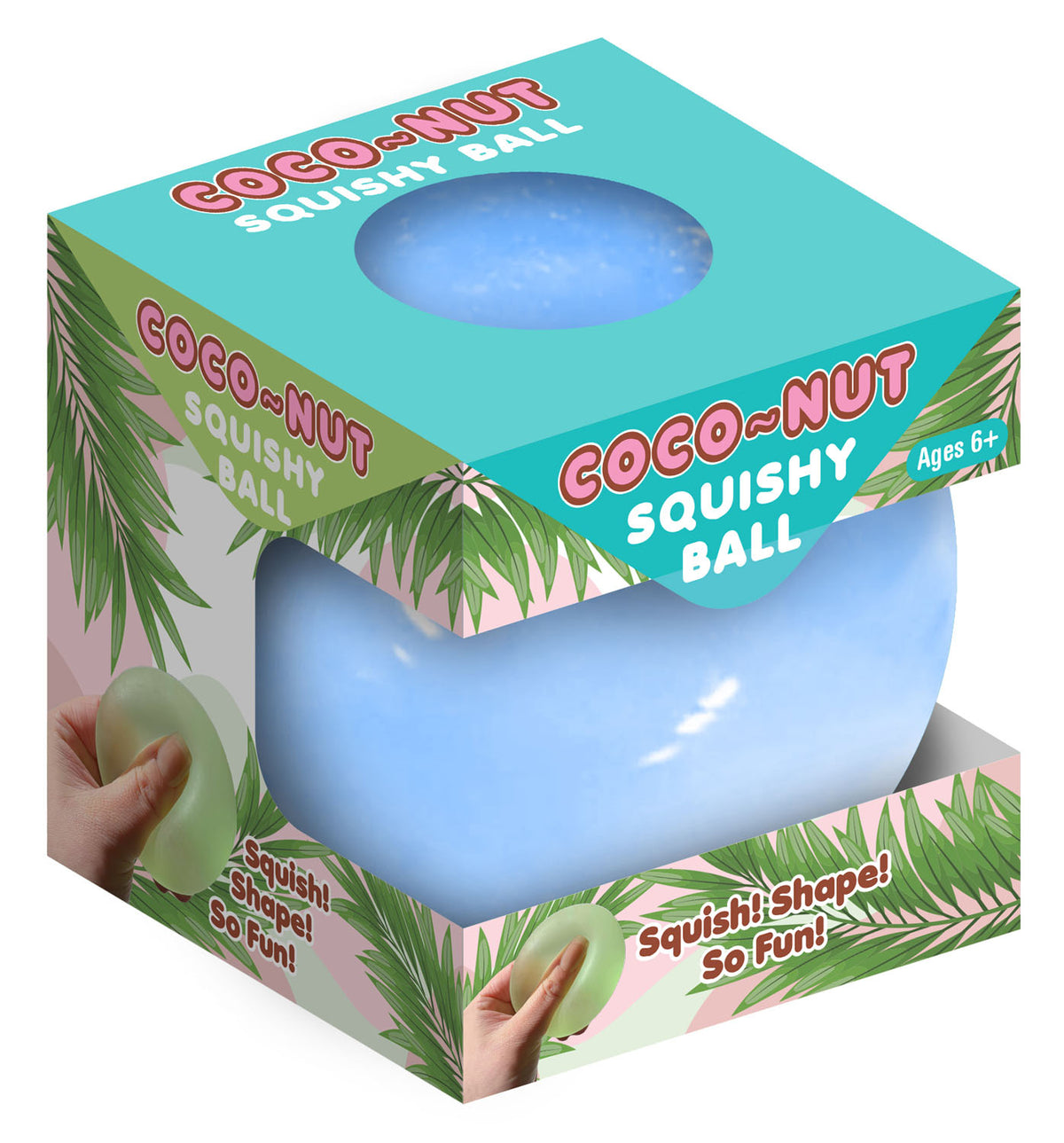 Coco~nut Squishy Ball (Assorted colors)