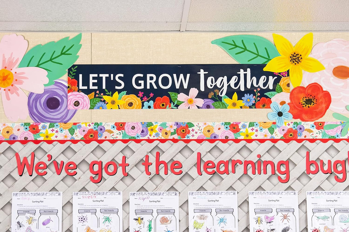 Wildflowers Let’s Grow Together Banner