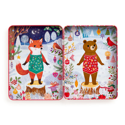 Mudpuppy Merry Woodland Magnetic Dress-Up Set
