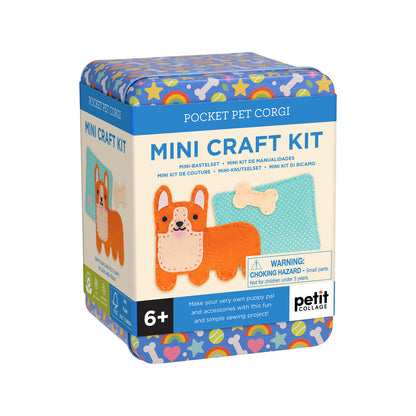 Petit Collage Mini Craft Kit: Pocket Corgi
