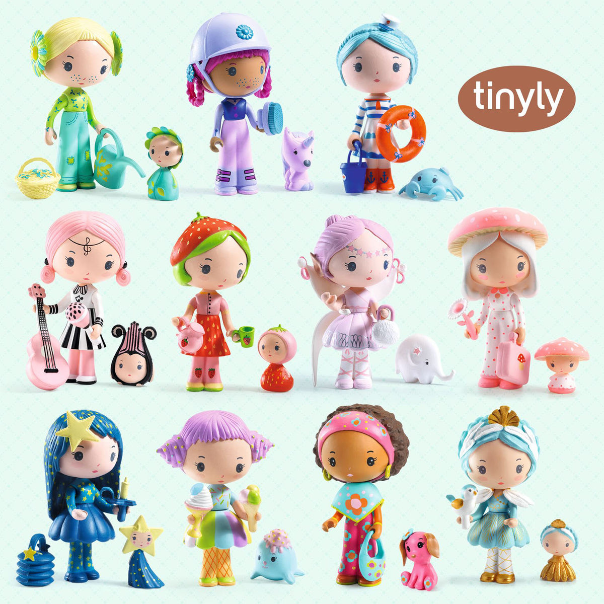 Tinyly Character & Companion (Assorted Styles)