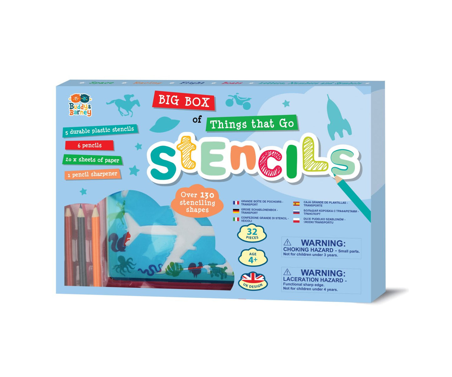 Big Box of Stencils – Things That Go