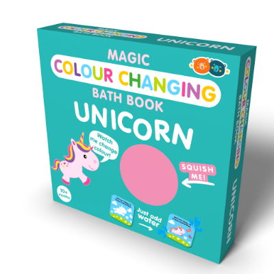 Magic Colour Changing Bath Book – Unicorn