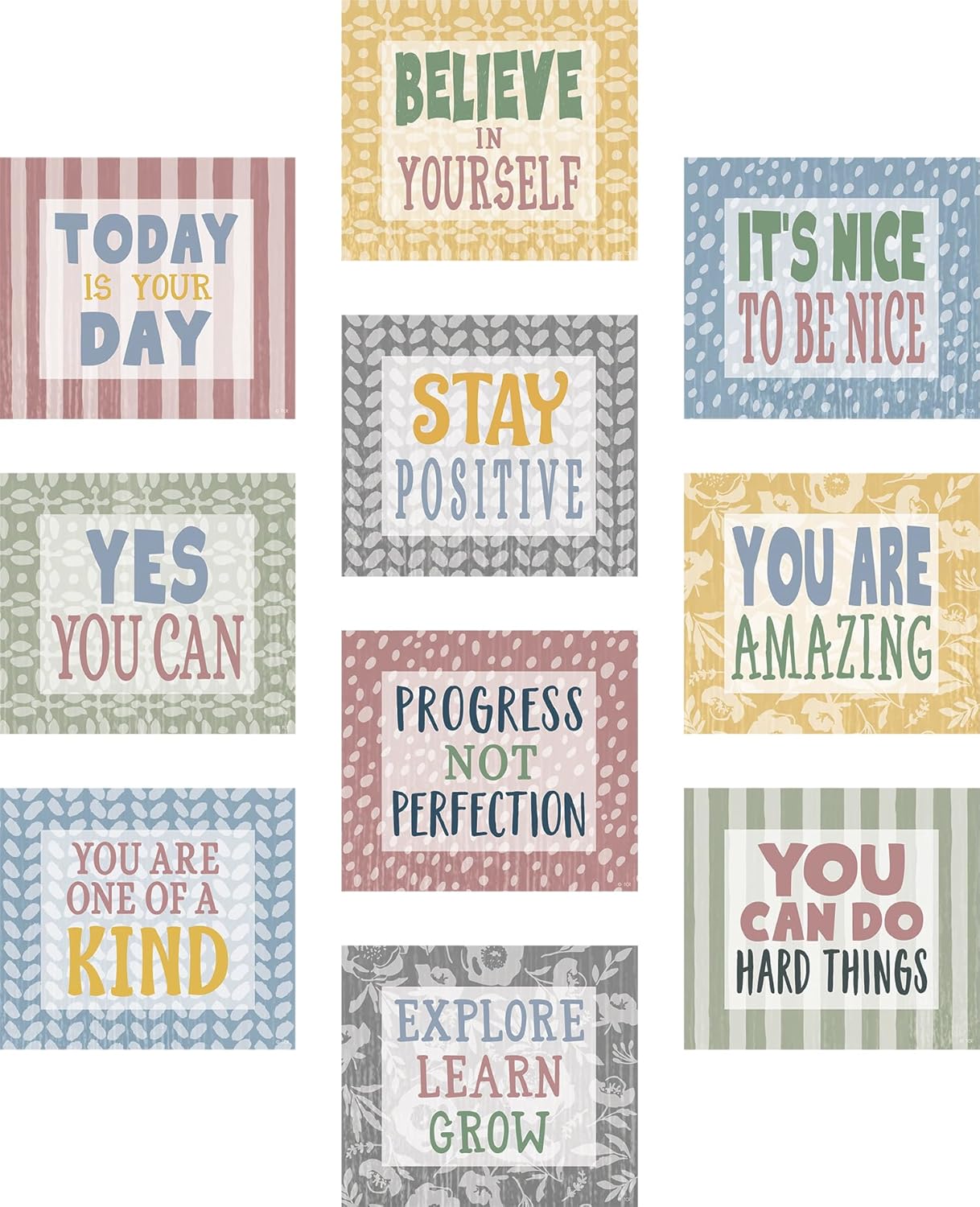 Classroom Cottage Positive Sayings Accents