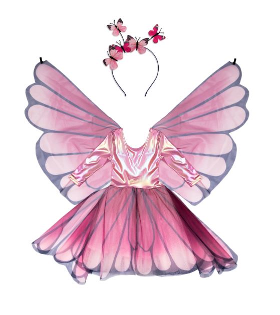 Butterfly Twirl Dress with Wings Size 3-4